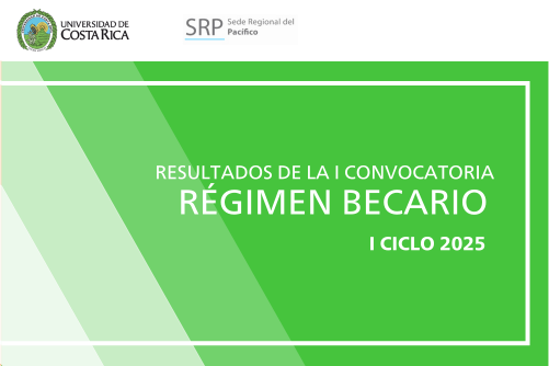 Resultados I convocatoria régimen becario I 2025