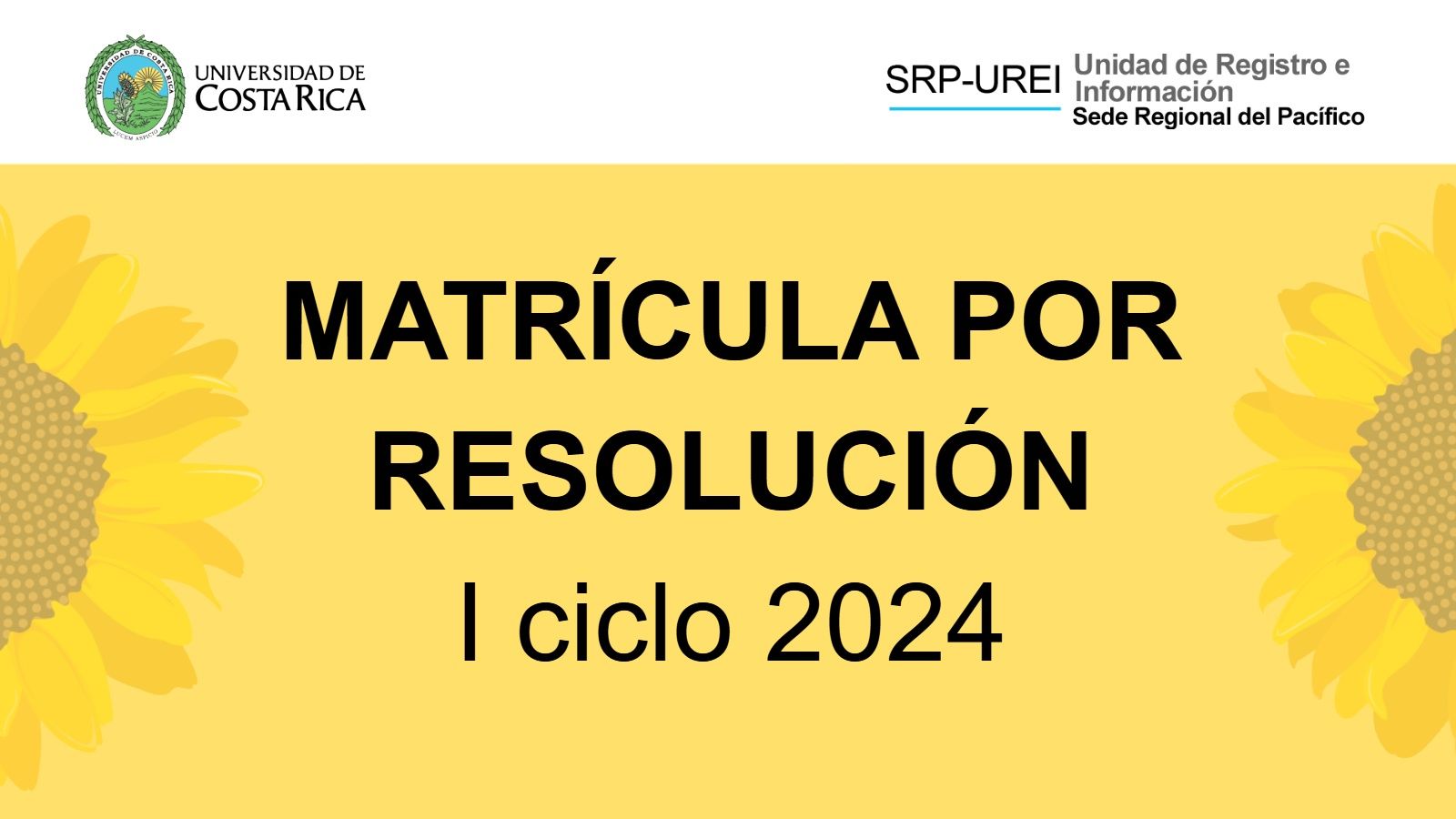 Matrícula por Resolución