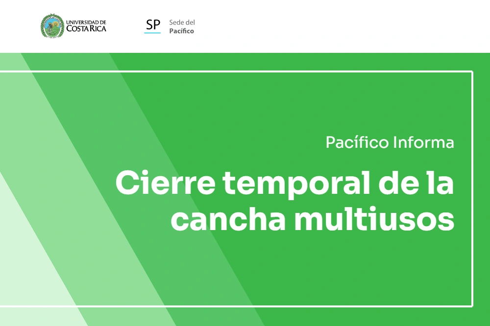 Pacífico Informa: cierre temporal de la cancha multiusos