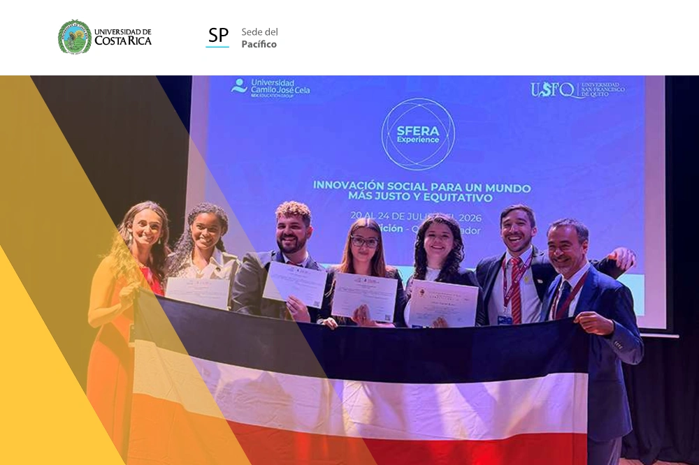 La UCR Sede del Pacífico se enorgullece del logro internacional de uno de sus graduados