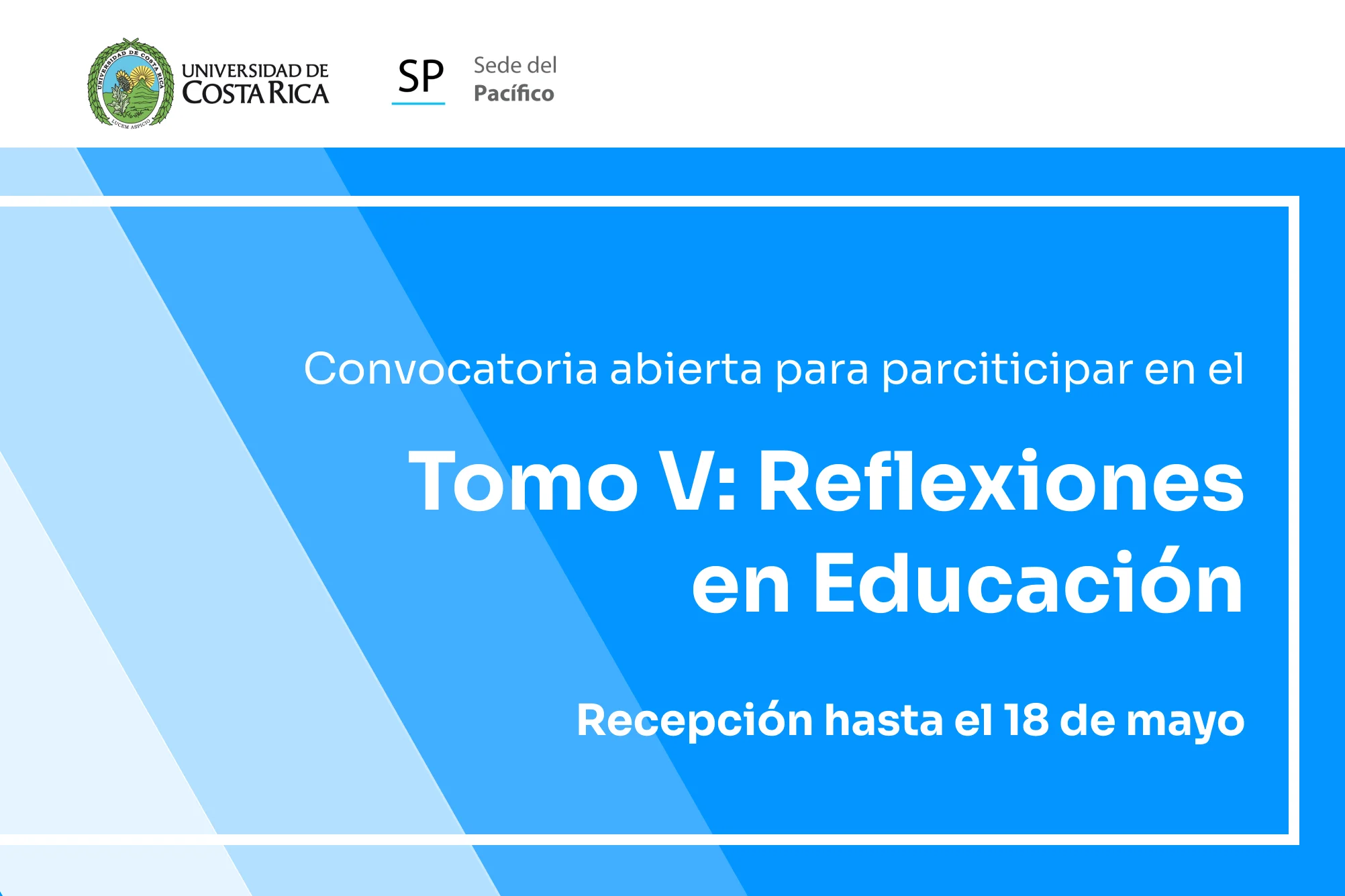 Convocatoria Abierta – Tomo V: Reflexiones en Educación